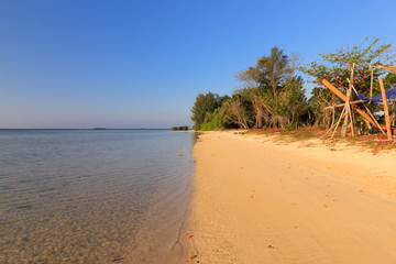 The Beautiful pristine beaches of Karimunjawa, Java, Indonesia