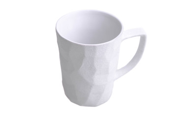 One white blank empty cup