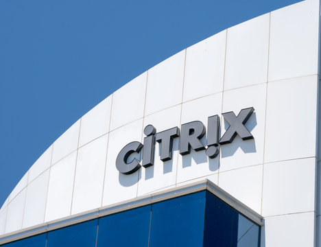 Citrix Systems, Inc. Coporate Building and Logo