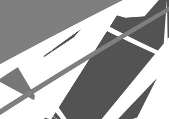 Black and white abstract background. geometric shapes. Poster.