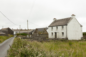 houses on the Aran island of Inishmoor