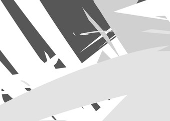 Black and white abstract background. geometric shapes. Poster.