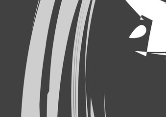 Black and white abstract background. geometric shapes. Poster.