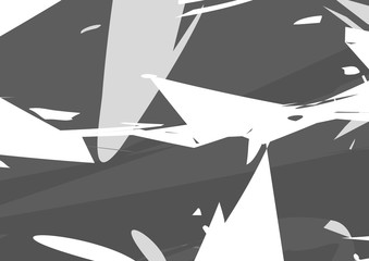 Black and white abstract background. geometric shapes. Poster.