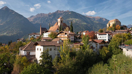 Fototapeta na wymiar Schenna in Südtirol