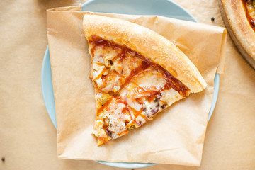 tortilla wraps with meat and vegetables