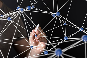 internet security and data protection concept.