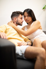 Obraz premium young couple mix asiatic and European 