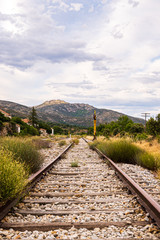 Abandoned train track