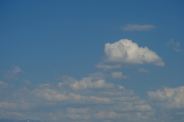 cloud sky blue background white nature