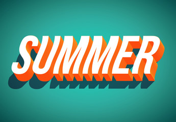 Retro Wavy 3D Text Effect