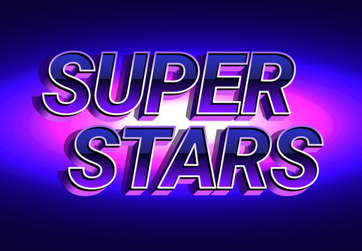 Dark Purple MetallicText Effect