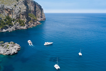the Bay of Sa Calobra in Mallorca