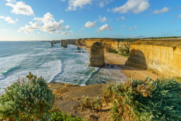 twelve apostles at sunset,great ocean road at port campbell, australia 23