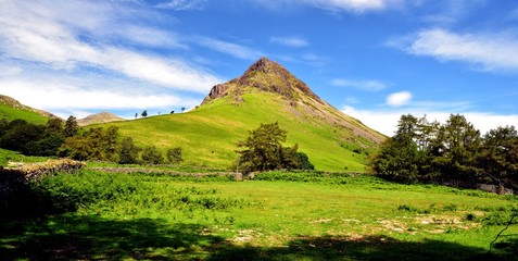 Great door of Yewbarrow guarding the ridge of Yewbarrow