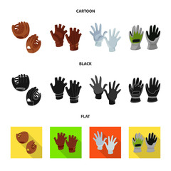 Isolated object of silhouette and safety icon. Collection of silhouette and comfort vector icon for stock.