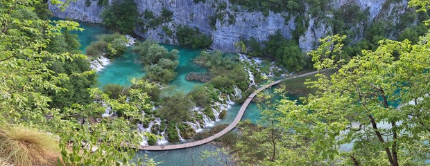 Panoramic Plitvice Lakes