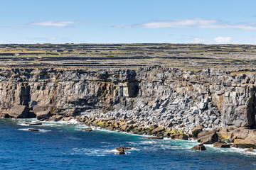 Cliffs and ocean in Inishmore