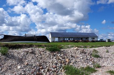 Obraz premium café du bout du monde, Saaremaa, Estonie