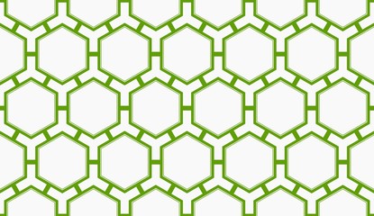 Vector illustration green geometric abstract background
