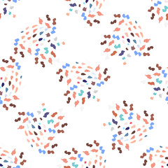 Hand drawn illustration with color texture ink hand background for decoration design. Hand drawn colorful paint ink texture. Decorative color art. Abstract ink blot.