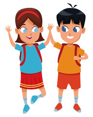 adorable cute children childhood cartoon