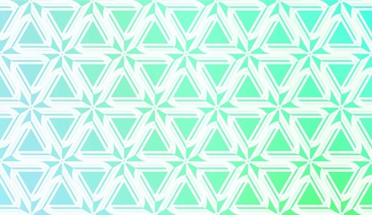 Pattern With Abstract Illusion Triangles. Gradient background. Vector Illustration. Design For Paper, Flyer, Presentation, Invitation Card