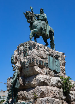 Statue of King Jaume, Palma de Mallorca, Spain