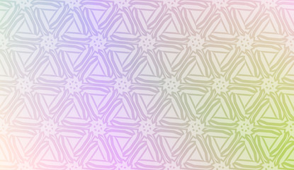 Design pattern with abstract modern ornament. Triangles style. Vector illustration. Gradient color