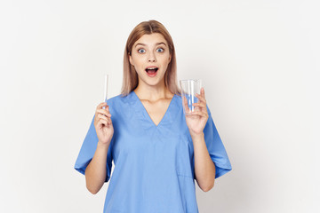 portrait of a young woman showing thumbs up