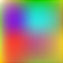 Gradient mesh painted in different colors.