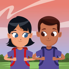 adorable cute children childhood cartoon