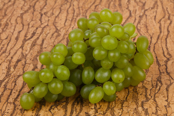 Sweet green grape branch