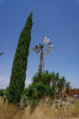 Old windmill in Northern Cyprus