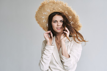 portrait of young woman in hat