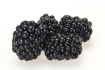 Sweet tasty ripe Blackberry heap