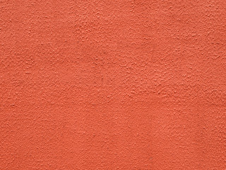 Terracotta painted modern insulation cover plaster wall texture background for design, banner and layout