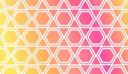 Fototapeta premium Layout With Curved Line. Abstract Hipster Pattern. Gradient Background. Design For Screen, Presentation, Wallpaper. Holiday Object. Vector Illustration