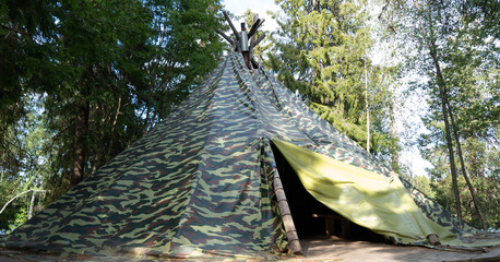 Wigwam namiot indiański © Dreamnordno