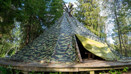 Wigwam namiot indiański © Dreamnordno