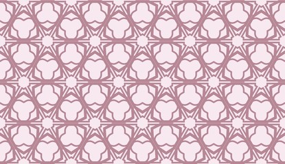 Pattern with polygonal geometric elements. Vector Seamless illustration. Template for wallpaper, interior design, decoration, scrapbooking page.