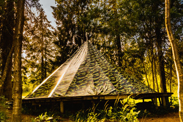 Wigwam, namiot indiański © Dreamnordno