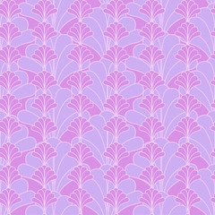 Pink Floral Seamless Fabric Pattern Design