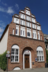 evangelische Freikirche in einem restaurierten Giebelhaus