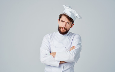 chef in uniform and hat