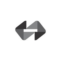 quare Letter S logo design vector