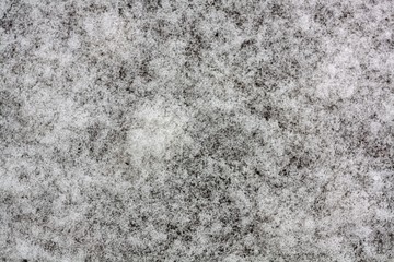 Snow cover on the ground