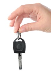 Human Hand with Car Key
