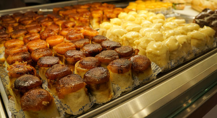Pionono is a sweet pastry popular in Spain, South America, and the Philippines. rolled sponge cake 