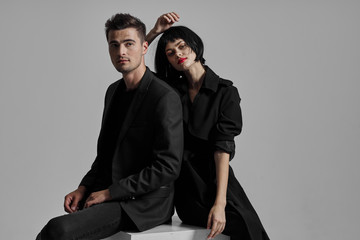 young smiling woman with perfect skin on face looking at camera